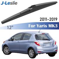 12  Rear Wiper Blade For Toyota Yaris MK3 Hatchback 2011-2019 Windshield Windscreen Wipers Washer Rain Brushes Car Accessories Yaris MK3 2011-2019 gray