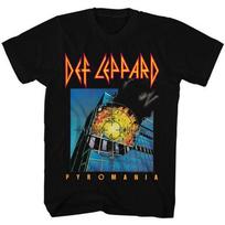 Def Leppard Pyromania Boxed Black Adult TShirt Unisex T-Shirt 5XL įvairiaspalvis