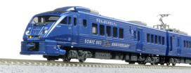 Kato N Gauge 883 Series  Sonic  30th Anniversary Wrapping Special Edition 7-Car Set, Model 10-2159, Ideal for Realistic Layouts gray