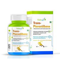 Haleup 99% grynas trans-pterostilbenas su resveratroliu | Galingas antioksidantas | Aukštas biologinis prieinamumas | Skatina sveiką senėjimą | Odos sveikata (1 pakelis