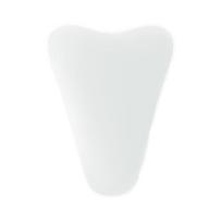 Invisible Self-Adhesive Silicone Pad Hypoallergenic No Residue for Underwear Leggings Skirts Daily Commute Use 1Pc 1pcs Transparent white