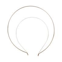 Non Slip Hairbands Angel Gold Hairbands Metal Band Headpiece Thin Women DIY Headband Korean Hair Hoop Glory Hair Crown white