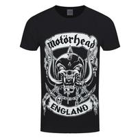 Motorhead TShirt England Crest Rock Band Official Black New Unisex T-Shirt M white