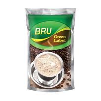 Bru Green Label Ground Coffee, 500g Pouch, Bag green