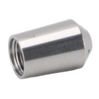 Coffee Machine Nozzle Stainless Steel Milk Foam Spout Replacement Steam Wand Tip for Rancilio Four Hole gray