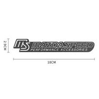 3D Metal Styling Car Badge MS Speed Decal Emblem Car Stickers For MS Cx 4 Cx 5 Cx 8 Atenza Mx 5 Rf Auto Accessories