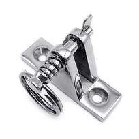 Marine Boat Deck Hinge Mount Bimini Top Fitting Hardware 316 Stainless Steel gray