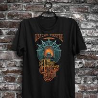 The Allman Brothers Band Live Beacon Theater At Fillmore East Concert Tour Shirt Unisex T-Shirt M black