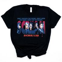 2026 Scream Movie T-shirt Retro 90s Horror Film Shirt Aesthetic Vintage Shirts Unisex Gothic Style Tees Hipster Summer Tops -... 5XL įvairiaspalvis