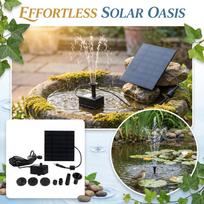 11CM Solar Powered Fountain Pump Kit for Outdoor Garden Pond Birdbath Landscape Water Feature with Multiple Nozzle Attachments One Size juoda