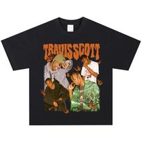 Travis Scott T-Shirt, Soft Fabric Casual Daily Wear XXL black