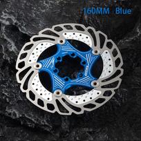 IIIPRO 140mm/160mm Road MTB Float Disc Brake Pad 6 Bolts Stainless Steel Dissipation Disc Brake Rotor With 6 Screws 140mm Red Rotor gray