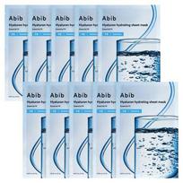 Abib Hyaluron Hydration Essential Fit Mask (10pcs) 10pcs white