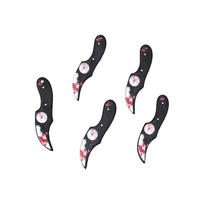 5PCS Halloween Party Hair Accessories Scary Axes Design Resin Hairpins For Women Men Themed Event black
