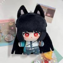 10Cm Hoshimi Miyabi Keychians For Bags Zenless Zone Zero Keychains Plush Doll Pendants Party Favors Valentine'S Day Gift gray