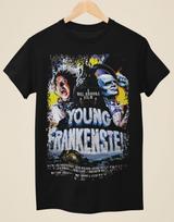 Young Frankenstein - Movie Poster Inspired Unisex Black T-Shirt M gray