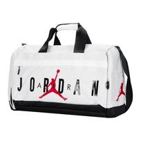 Jordan Polyester Travel Bag Gym Bag Large Unisex White ONESIZE black