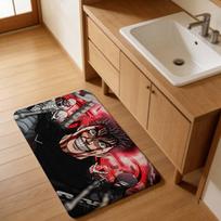 Berserk Guts Hot Anime Entrance Door Mat Washable Non-Slip Living Room Sofa Chairs Area Mat Kitchen Welcome Doormat 80cm x 160cm brown