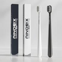 Premium Ultra-fine Soft Bristle Toothbrush, Comfort Wide Head Manual Toothbrush, for Daily Home & Travel Use white