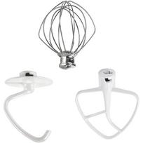 ELSOON KitchenAid Mixer Attachment Set  K45DH Dough Hook  K45B Flat Beater  K45WW Wire Whip  3 Piece Replacement Kit for 4.5QT Stand Mixers