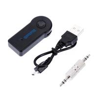2 viename belaidis Bluetooth 5.0 imtuvo siųstuvo adapteris 3,5 mm lizdas automobiliui Muzikai Garso Aux Ausinėms Imtuvas Laisvų rankų įranga juoda