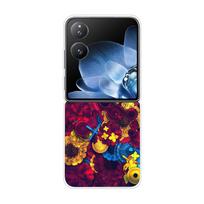 Transparent Shockproof Phone Case For Xiaomi Mi Mix Flip Funda Hard PC Shell Fashion Painting Clear Back Cover Bumper 2405CPX3DC Xiaomi Mix Flip gray