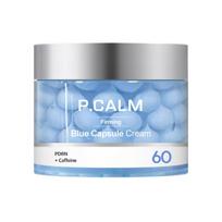 P.CALM PDRN Caffeine Blue Capsule 60 Cream 50ml, Revitalizing & Firming Moisturizer for Radiant Skin gray