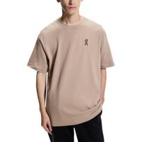 On Ang Pao Club Logo Loose Round Neck Drop Shoulder Short Sleeve T-Shirt Men T-Shirts 1ME10050603 XS beige