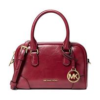 MICHAEL KORS Thompson Thompson Gold Hardware Zipper Closure PU Handbag Small Women's Cherry