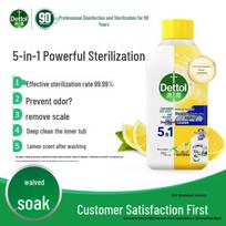 Dettol Washing Machine Cleaner & Disinfectant (Lemon, 2x250mL)