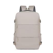 Large Capacity, Multifunctional, Boarding Carry on Bag, with Independent Shoe Compartment, Unisex, Waterproof Outdoor Short Distance Travel Backpack 43*29*15 pilka spalva
