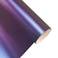 Car Wrapping Vinyl Chameleon Carbon Fiber Vinyl Wrap Sticker Roll Film Bubble Free Auto Sticker Car Accessories Decoration 10x152cm