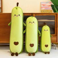 Avocado long throw pillow bed hugging legs sleeping doll super cute plush toy rag doll 85cm