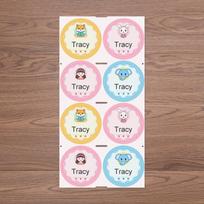 Personalized Kids Waterproof Clothing Labelscustom Iron-Onsewn Name Tags For School Uniforms Durable Backpack Id Stickers