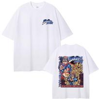 Anime JoJo Bizarre Adventure Guido Mista Graphic T-shirt Men Women Casual Cotton Short Sleeve T Shirts Manga Vintage Tee Shirt S
