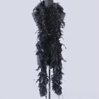 Solid Color Turkey Feathers Boa Party Decoration Wedding Scarf Decor Shawl Scarf  Carnival Party juoda