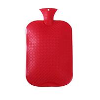 Large Capacity Water-Filled Hot Water Bottle for Warming Bedding, Suitable for the Elderly in Winter, for Hot Compresses and Body Warming, 3-Liter 3L Large Capacity Chinese Red [New Material] +