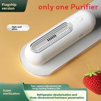 Refrigerator Ozone Deodorizer With Uv Sterilization For Home Use Silver