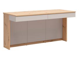 Rašomasis stalas su stalčiais Point One, 160 cm x 79 cm, 65 cm, kašmyro sp./artisan oak sp.