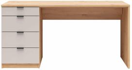 Rašomasis stalas su stalčiais Point One, 160 cm x 65 cm, 78.7 cm, kašmyro sp./artisan oak sp.