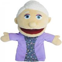 LOMTRATS Familie Handpuppen für Kinder, beinhaltet Opa, Oma, Papa, Mama, Tochter, Sohn mit beweglichen offenen Mund Whole Body Daughter