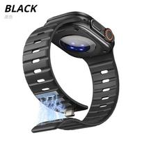 Silicone Strap for Apple Watch Ultra 3/2/1 49mm 11 10 46mm 42mm Magnetic Bracelet Band IWatch 9 8 7 6 5 4 SE 45mm 41mm 44mm 40mm 38mm 40mm 41mm juoda