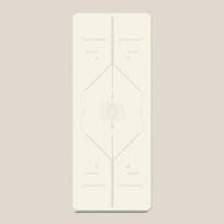 Frosted Rubber Yoga Mat white
