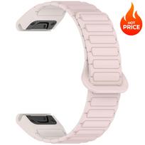 Quickfit 20 22 26 mm For Garmin Fenix 8 7X 7 7S Silicone Magnetic Bracelet Fenix 5X 5S Plus 3HR Strap 20mm 22mm 26mm QuickFit 26mm