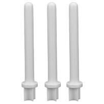 3pcs 3pcs Set Plastic Sewing Machine Spool White Easy Install Spool Pin Replaceable Parts Bobbin Winder Spindle Tailoring Work gray