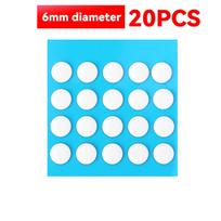 Gaming Mouse Skates Universal Feet Sticker PTFE 6/7mm Smooth Glide Thickness Small Dots Pads Replacement Mouse Upgrade Accessory blue
