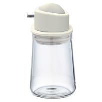 HARIO Soy Sauce Practical Pale Dispenser, One-Push Type, Capacity 80ml, Gray, SYO-100-PGR