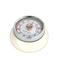 Zassenhaus Speed mechanical timer, medium. 7x3 cm, creamy