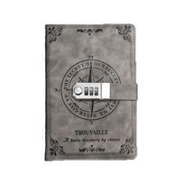 200-Page Password Notebook A5 Secure Diary Binder Stationery Personal Notepad  Writing pilka