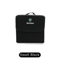 Car Trunk Storage Bag Felt Stowing Box Tools Organizer Accessories For Skoda Octavia Superb Rapid Kodiaq Karoq Fabia Kamiq cwsv60